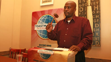 Divine Nine Toastmasters develops pubic speaking skills