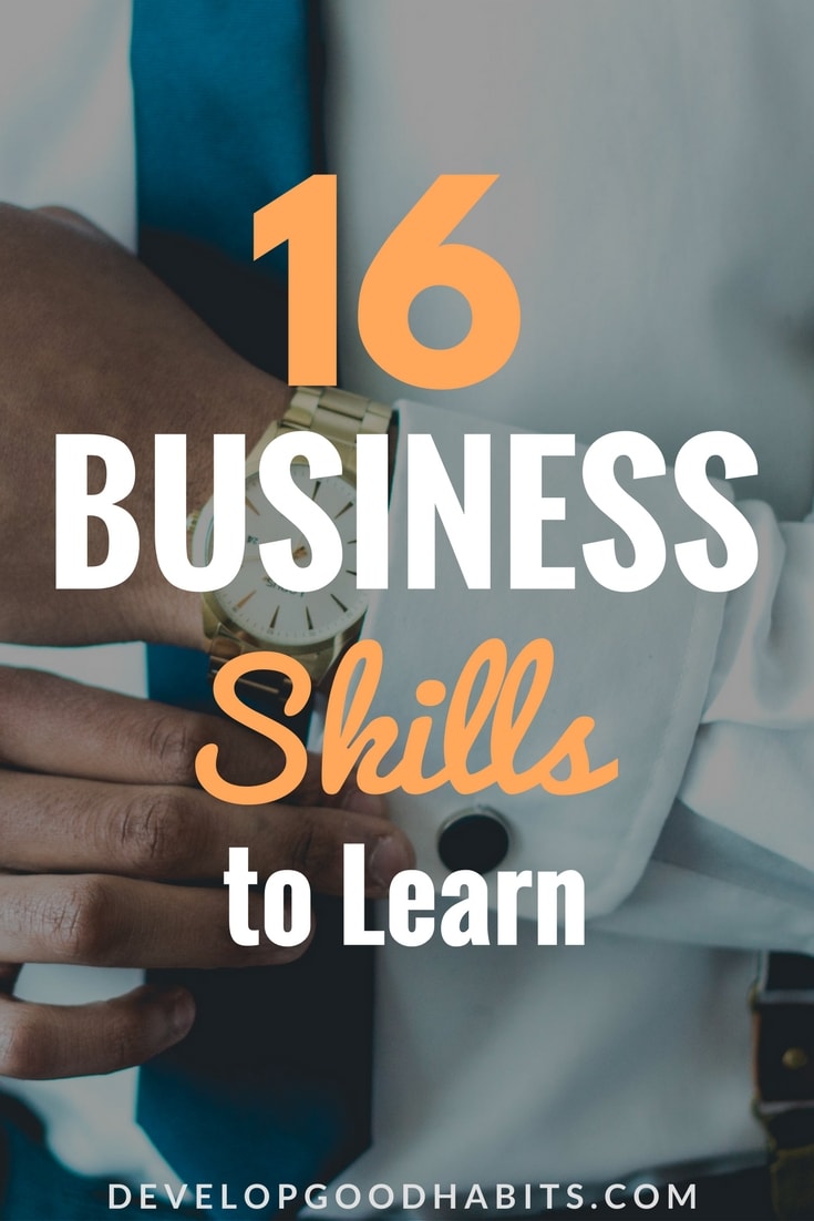 Enhance your career prospects with these 16 crucial business skills that every professional should know. Equip yourself with the tools needed for success in today's competitive business environment.Business Skills | Professional Development | Leadership | Communication Skills | Networking | Entrepreneurial Mindset | Learn New Things | Adult Learning | Continuous Learning
