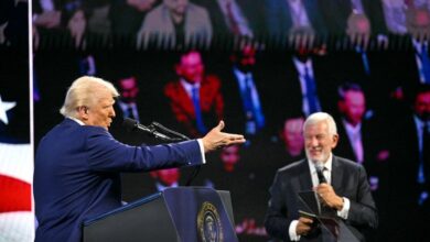 Trump speech at Saudi-backed event highlights questions over business ties